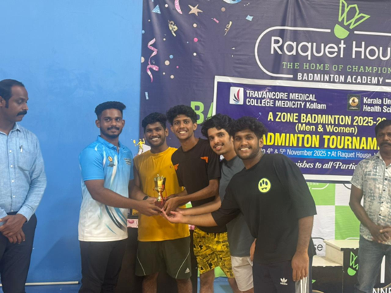 KUHS A Zone badminton team championship
