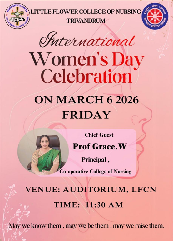 World women’s day celebration at Little Flower College of Nursing