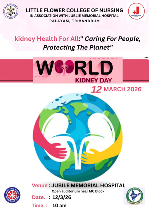 World Kidney Day Organized by 7th semester students in collaboration with Nephrology Department followed by free medical camp at JMH