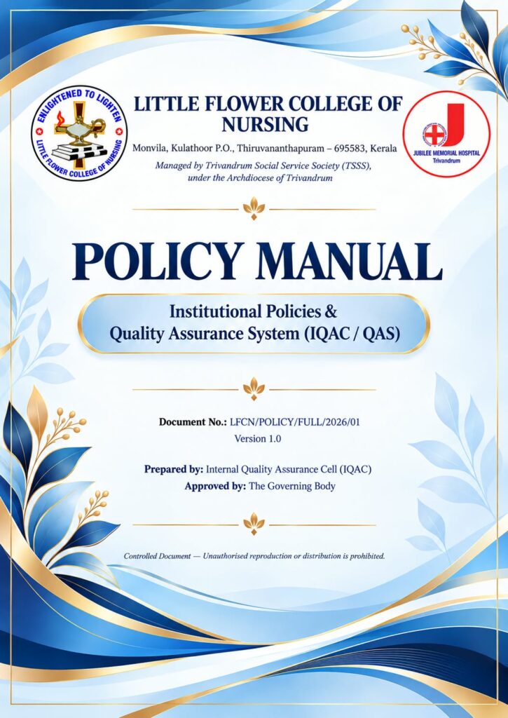 Policies and Procedures Policy Manual